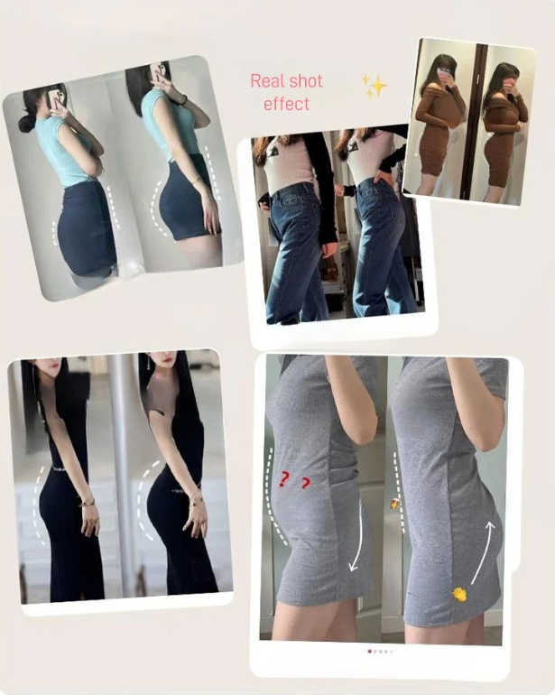 High Waisted Tummy Tuck Hip Lifting No Trace Wormwood Antibacterial Panties